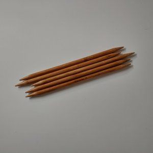 Size 11/8mm 10 inch double pointed bamboo knitting needles DP